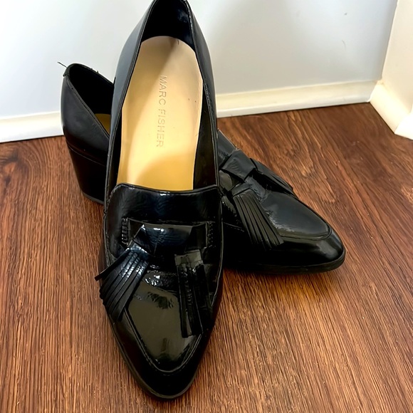 Marc Fisher Black Block Heels - Picture 7 of 7